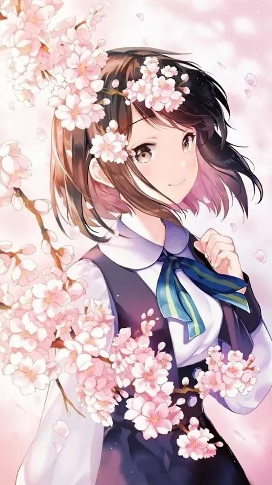 Hình ảnh anime cô gái buồn tạo cảm giác nhẹ nhàng và thấm đẫm cảm xúc