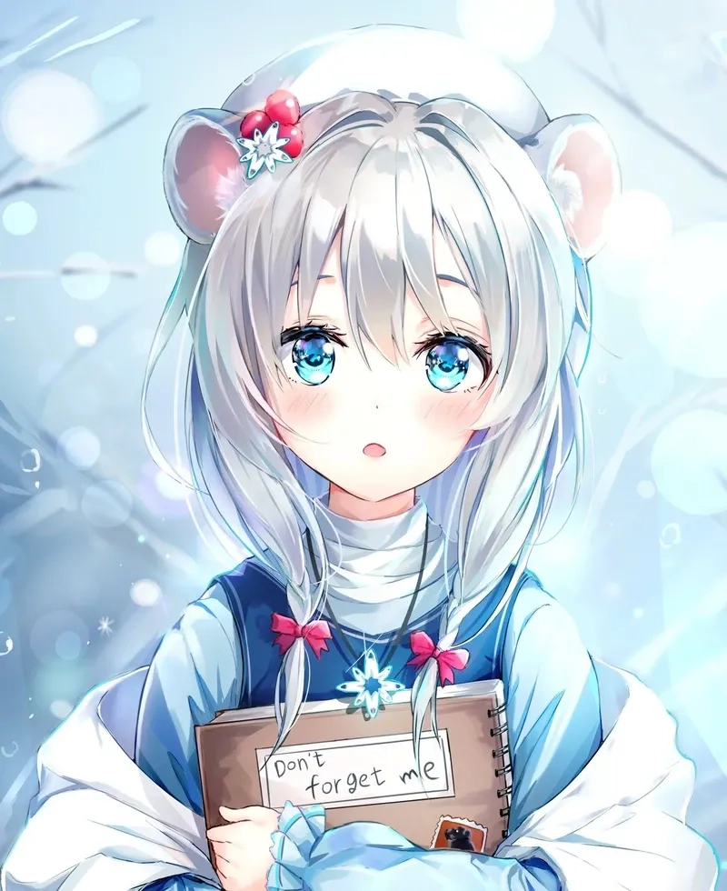 Ảnh cô gái buồn anime tỏa ra vẻ đẹp dịu dàng và đầy nội tâm