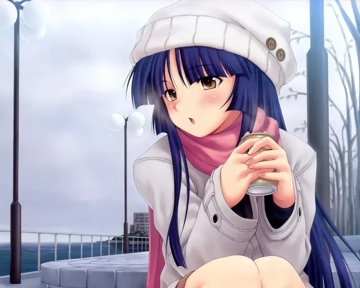 Tranh vẽ anime girl mùa hè tràn đầy năng lượng và tươi mới