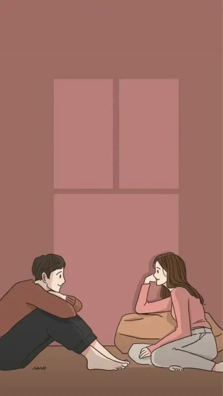 Hình ảnh đẹp về cặp đôi yêu nhau mang lại không khí nhẹ nhàng