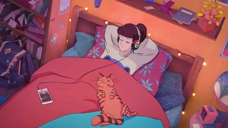 Ảnh chill làm hình nền điện thoại mang lại sự thoải mái và dễ mến