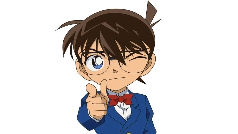 Ảnh Kudo Shinichi ngầu tạo không gian quyết đoán và mạnh mẽ