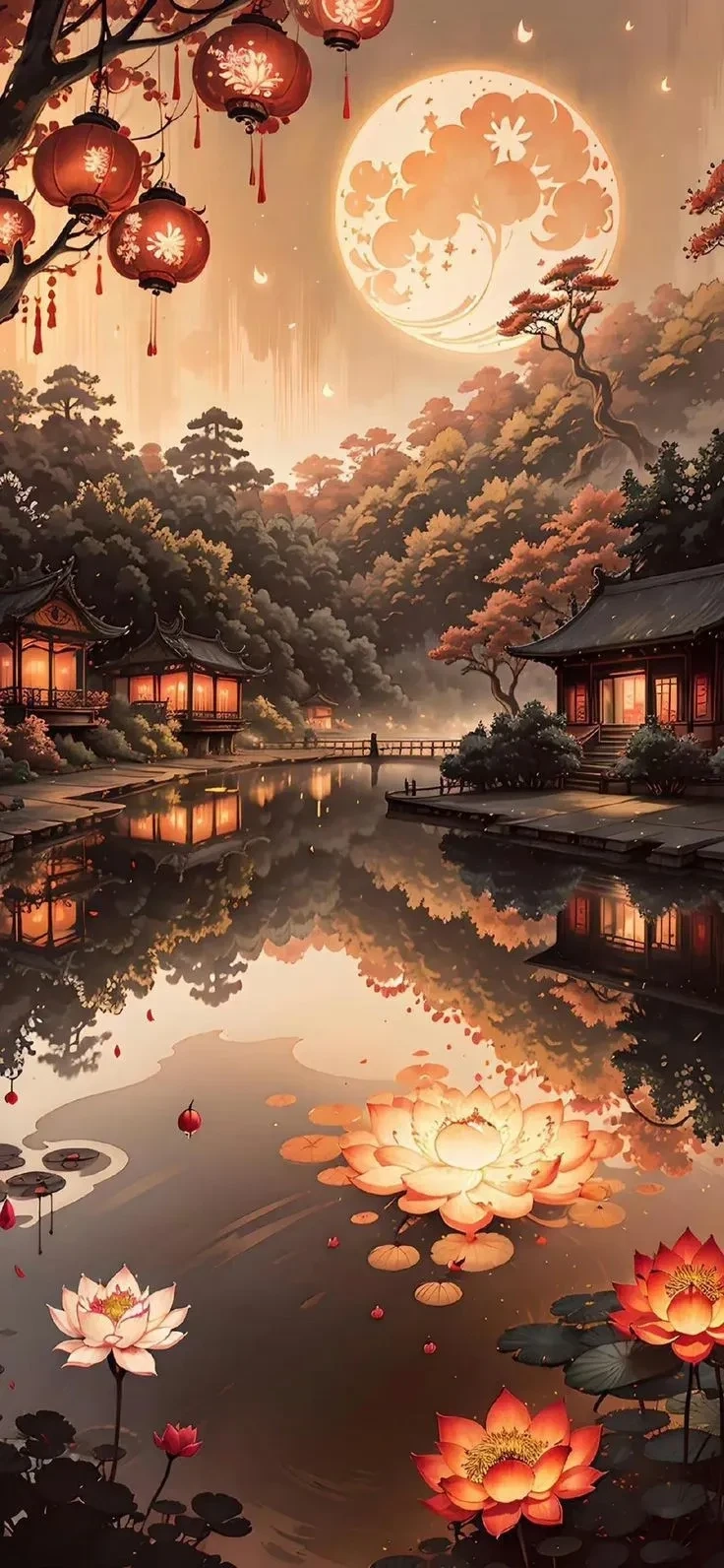 Hình nền điện thoại anime nữ đáng yêu và dịu dàng