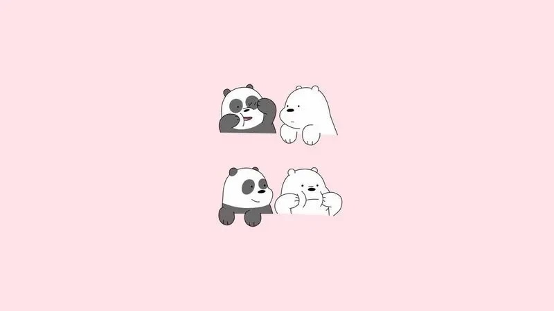 Hình gấu trắng buồn mang lại cảm giác yên bình và sâu lắng