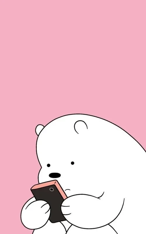 Hình nền điện thoại gấu trắng phù hợp với mọi thiết bị