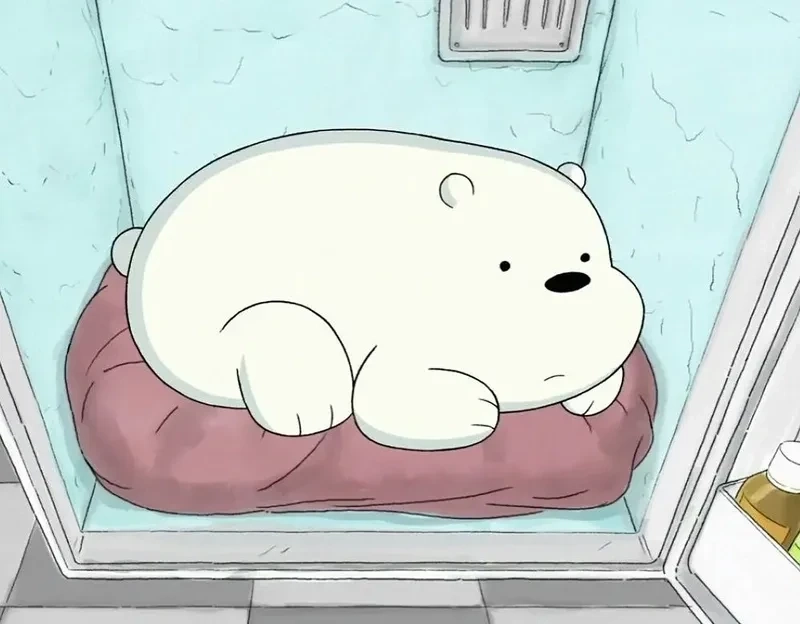 Hình nền gấu trắng cute dành cho điện thoại thêm dễ thương