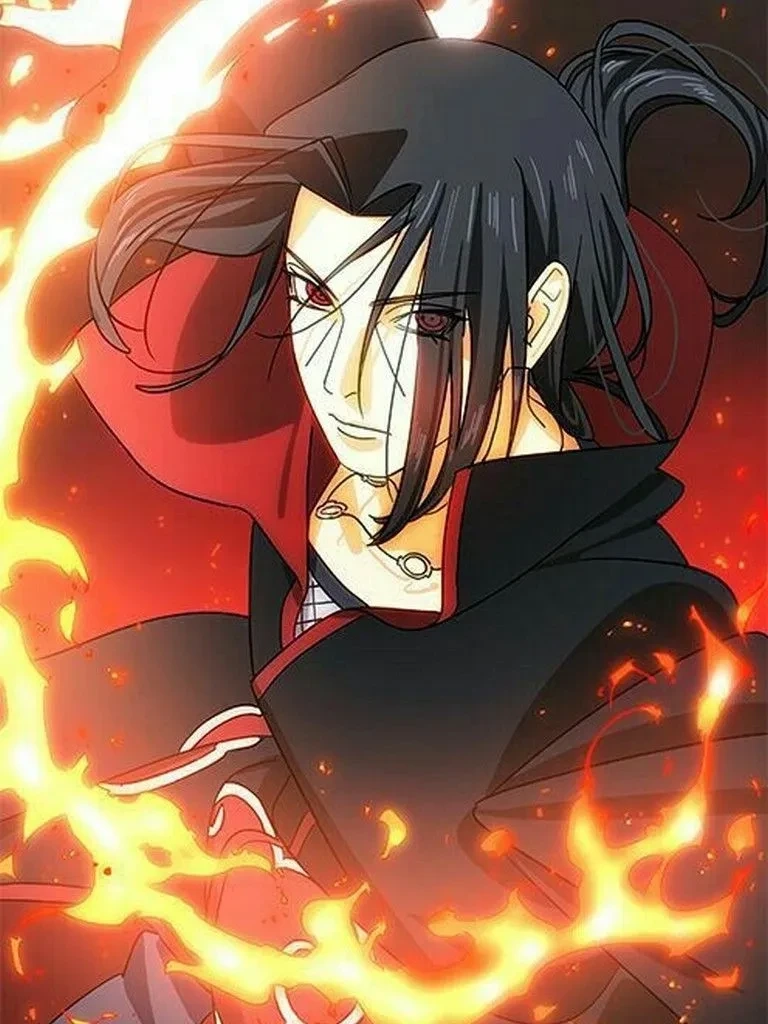 Hình ảnh Itachi Susanoo với tạo hình mạnh mẽ và đầy quyền lực