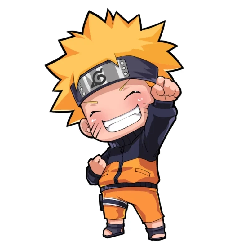 Hình chibi Naruto giúp tạo không gian vui nhộn và dễ thương