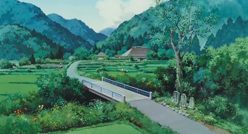 Hình nền điện thoại phong cảnh anime tạo không gian nhẹ nhàng