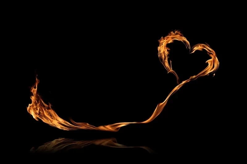 Hình ảnh trái tim đen nền trắng đầy tinh tế và nổi bật