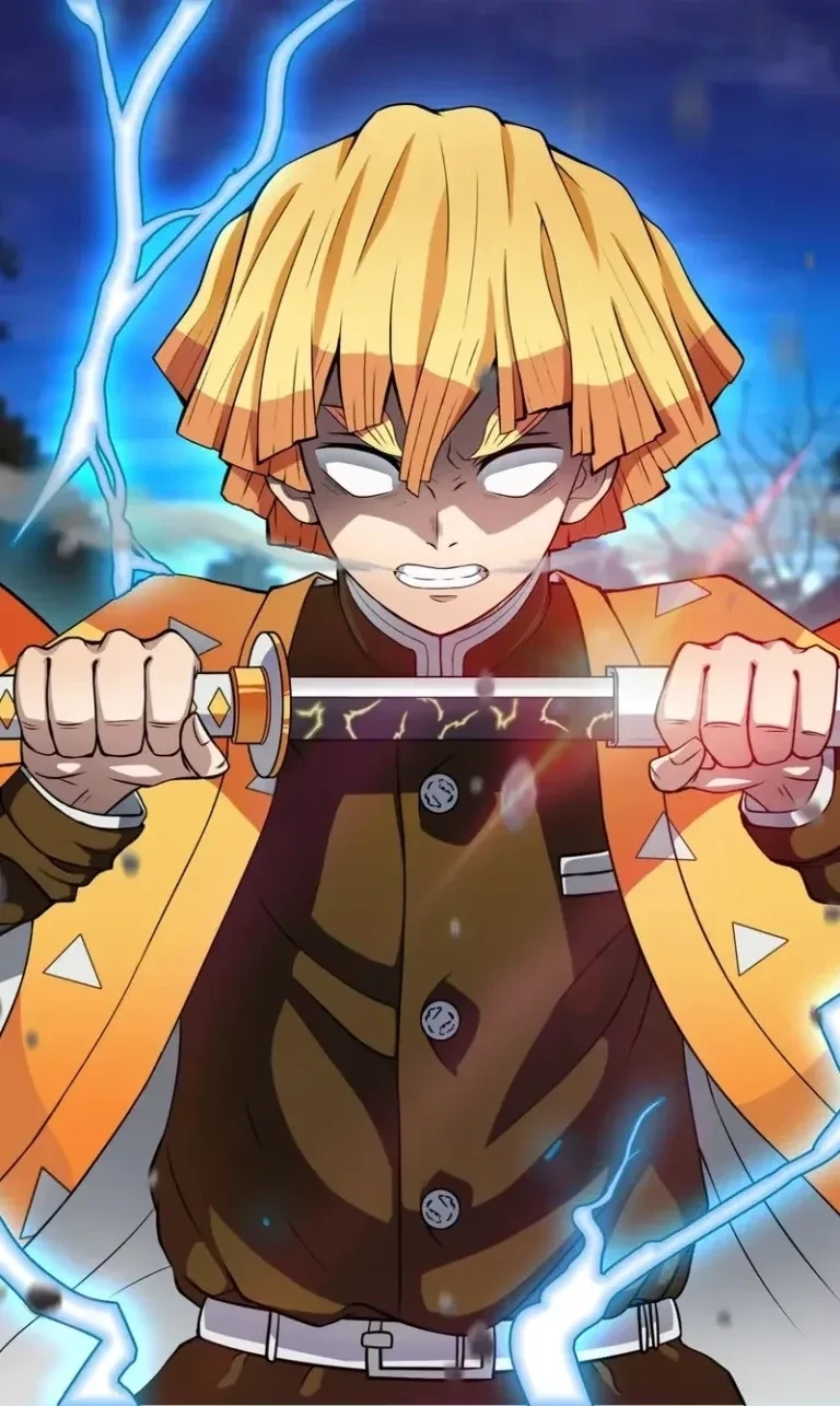 Mô hình Zenitsu chibi dành cho các bộ sưu tập anime dễ thương