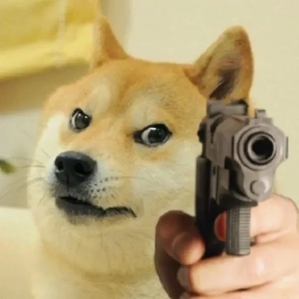 Ảnh meme Cheems buồn với biểu cảm hài hước và đáng yêu