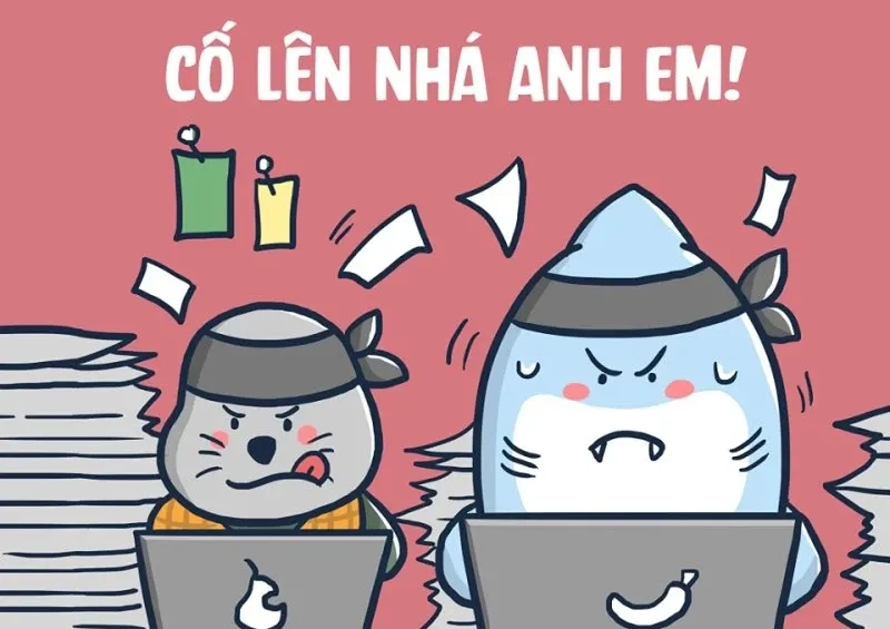 Anh ơi cố lên meme sáng tạo với các tình huống ngộ nghĩnh thú vị