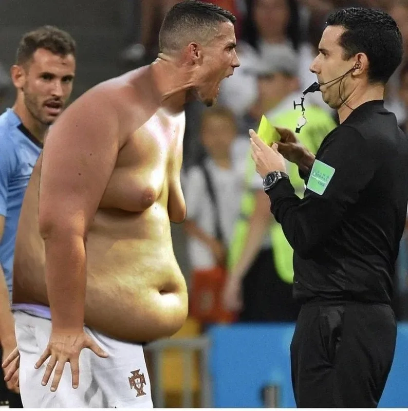Ảnh meme ronaldo ngộ nghĩnh và sáng tạo dễ dàng chia sẻ