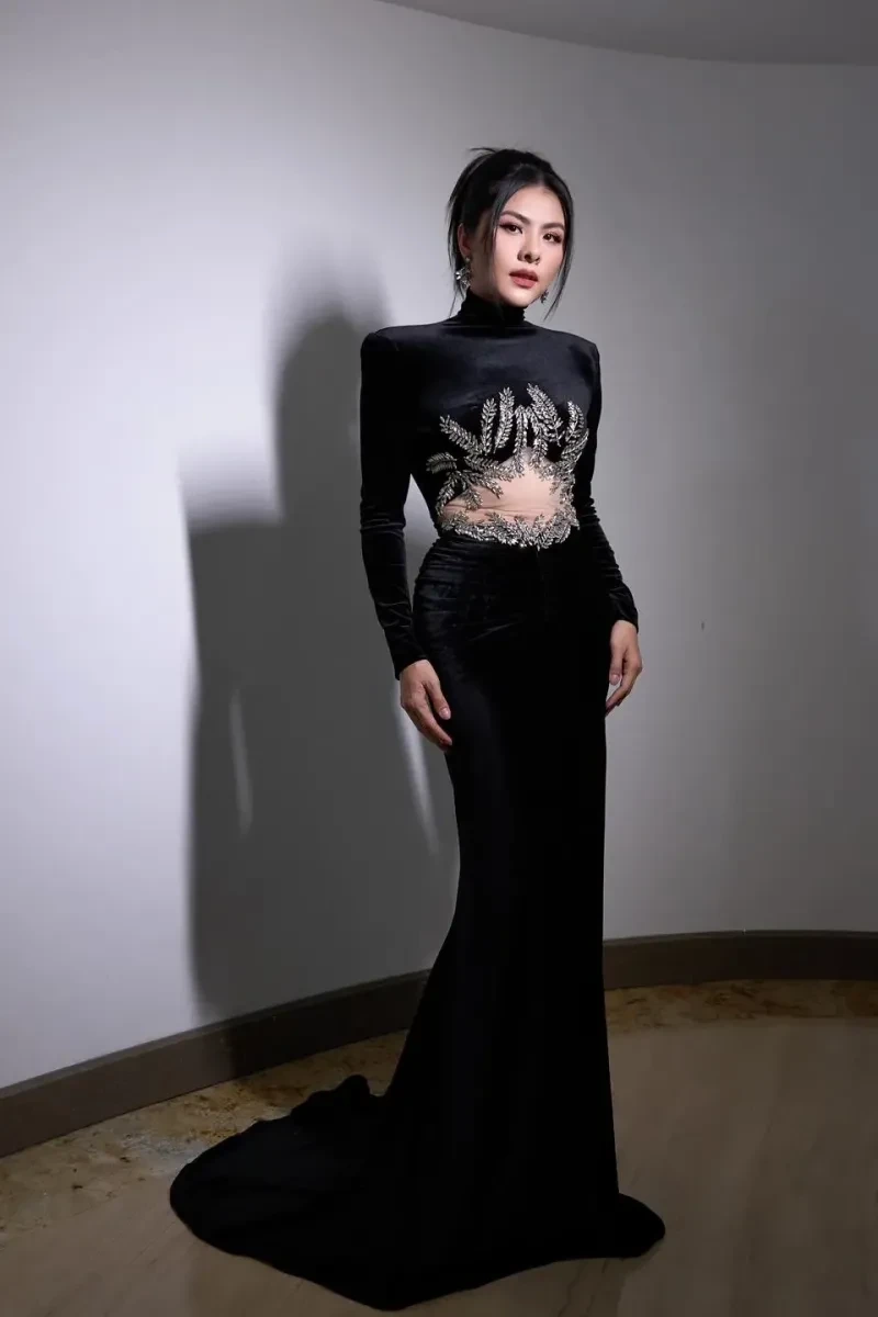 Vợ chồng Vân Trang tạo nên hình ảnh gia đình hạnh phúc