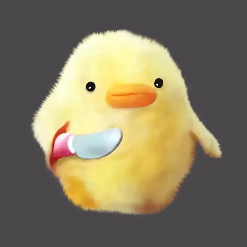Ảnh con vịt meme ngộ nghĩnh và phù hợp để chia sẻ