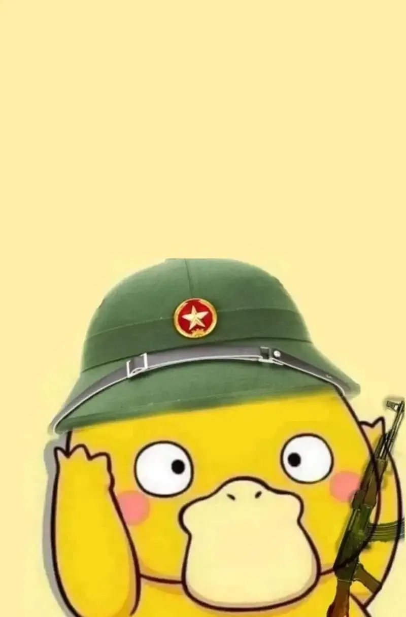 Cute ngỗng ngáo ngơ meme con vịt Weibo đáng yêu