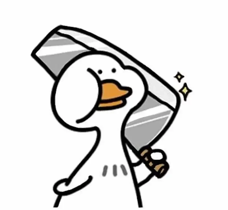 Meme hình nền con vịt trắng cute phù hợp để chia sẻ