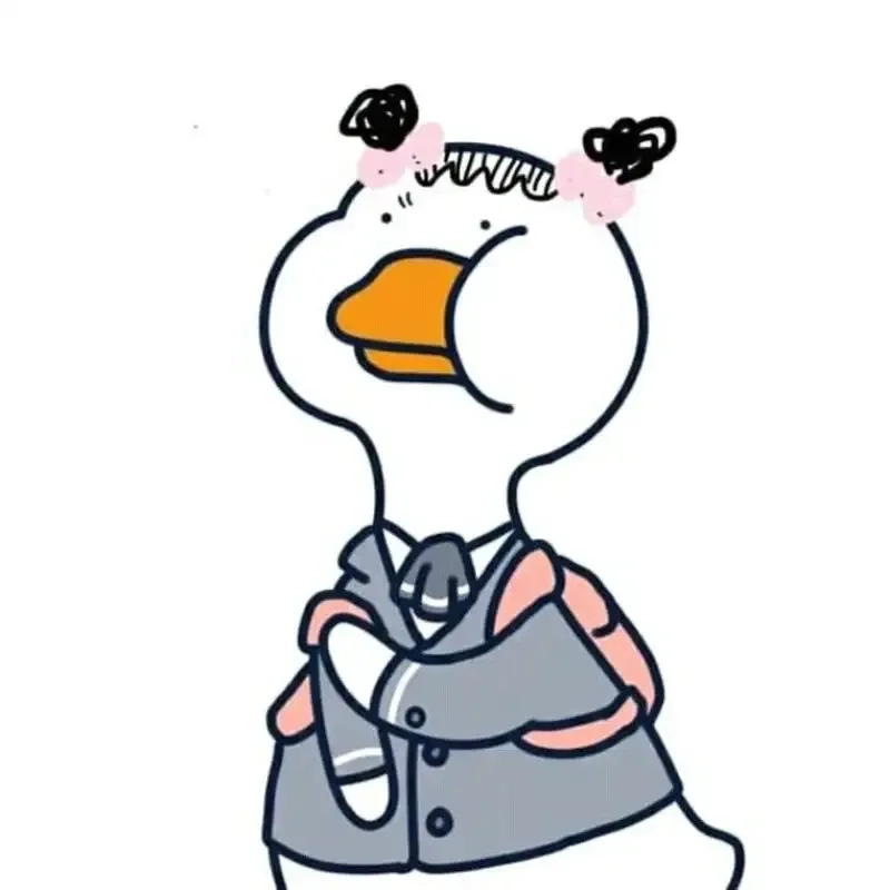 Meme avatar vịt ngáo hài hước và thú vị