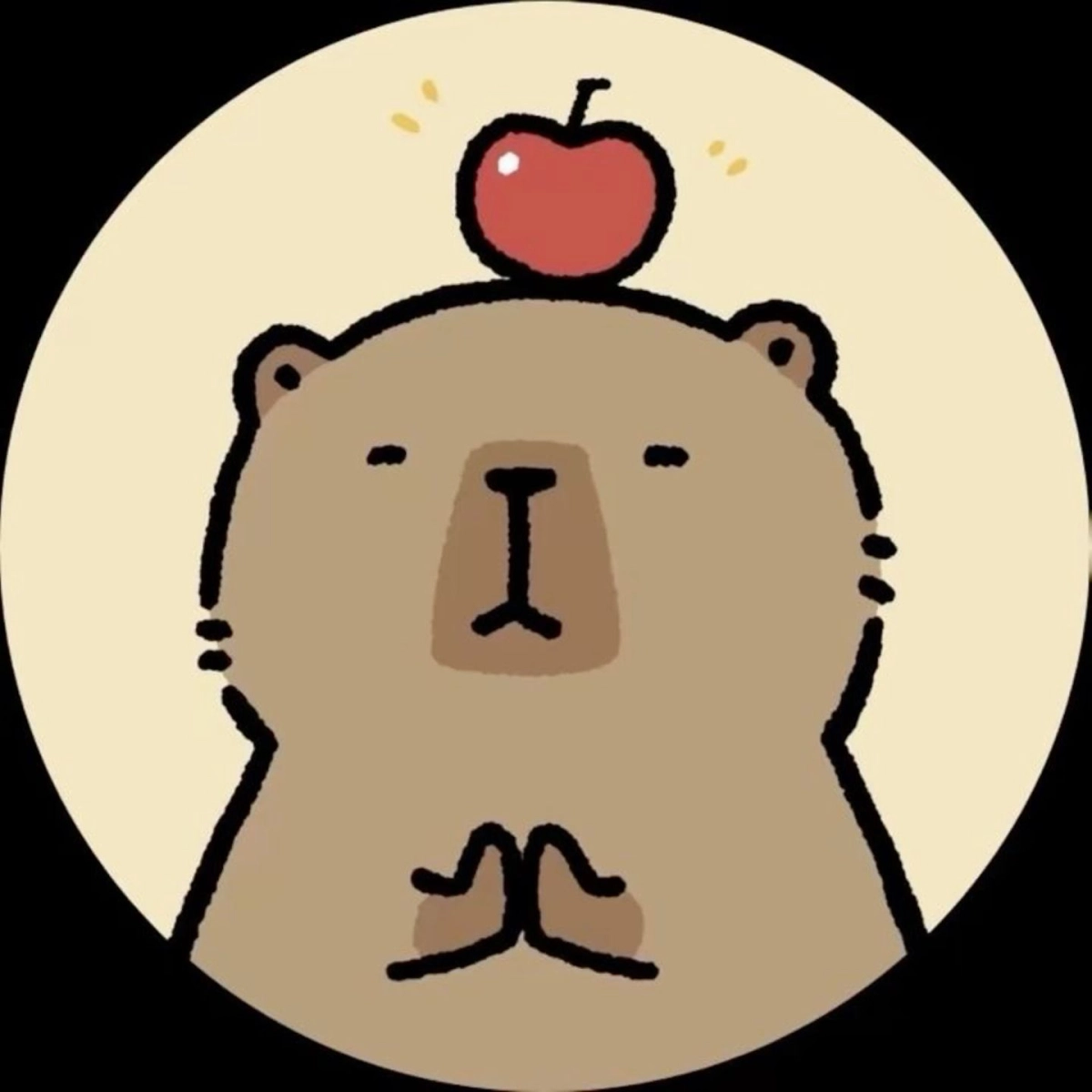 Hình capybara chibi dễ thương làm rung động lòng