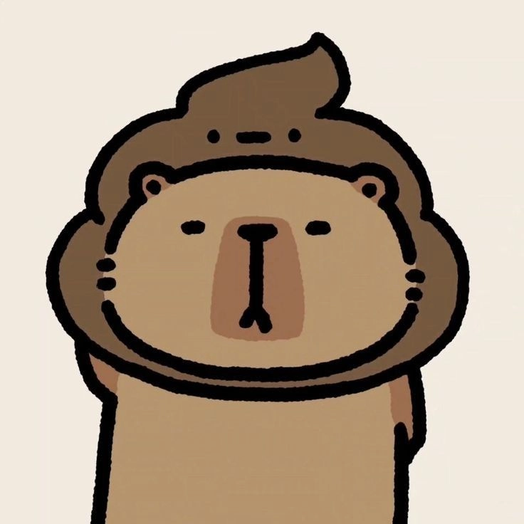 Hình ảnh capybara chibi cute đáng yêu vô đối