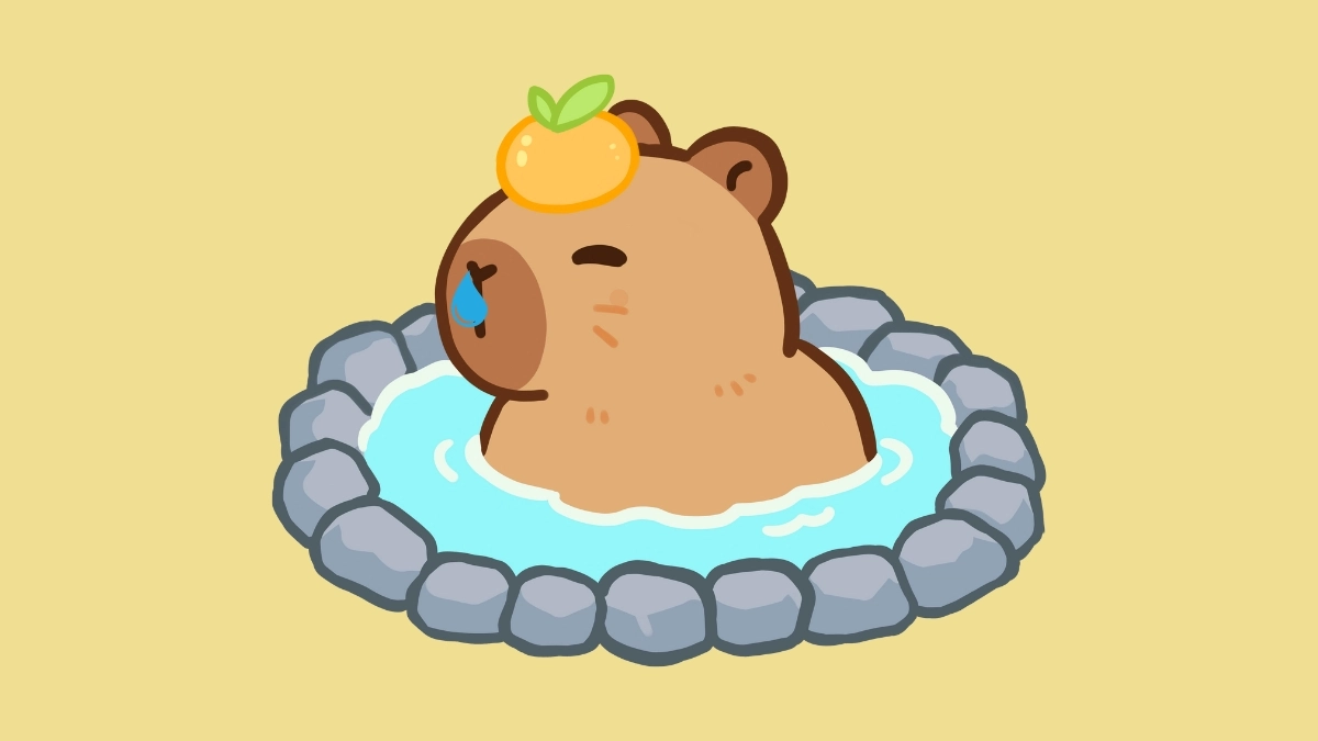 Capybara chibi cute sticker siêu phẩm dễ thương