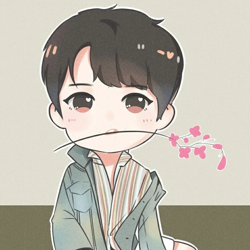 Anime chibi nam cute truyền tải cảm xúc sinh động