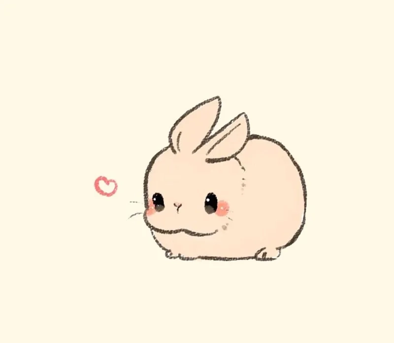 Cute thỏ chibi lém lỉnh dễ mến cực chill