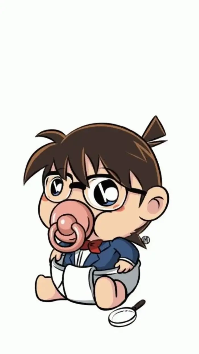 Vẽ Conan chibi đơn giản cho người mới học