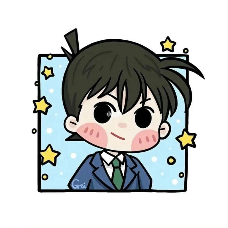 Hình Conan chibi đáng yêu không thể rời mắt