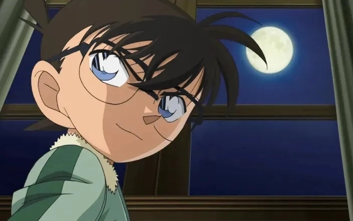 Hình nền Conan chibi cute cho máy tính