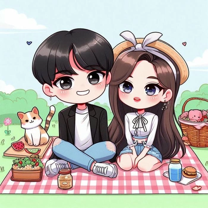 Cặp đôi chibi cute dễ thương gây nghiện