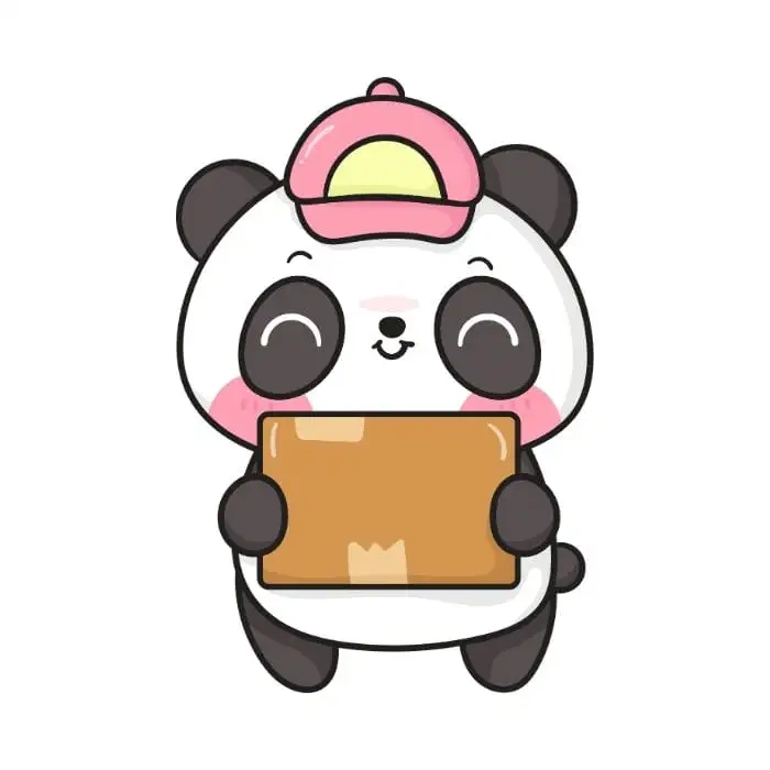 Ảnh gấu trúc chibi đầy cảm xúc ngọt ngào