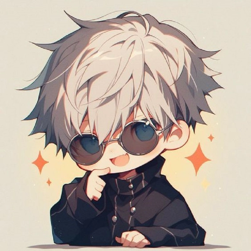 Chibi Gojo nét vẽ ngộ nghĩnh siêu đáng yêu