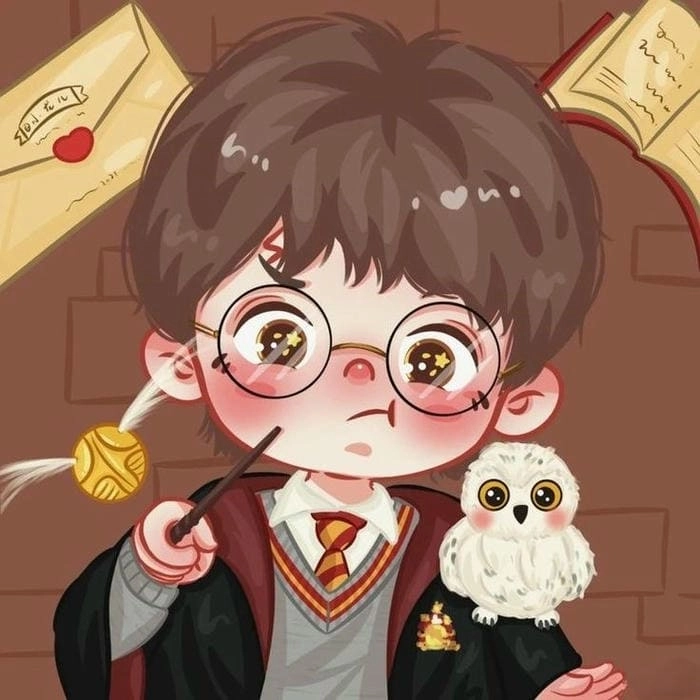 Harry Potter chibi bé phù thủy đáng yêu nhất Hogwarts
