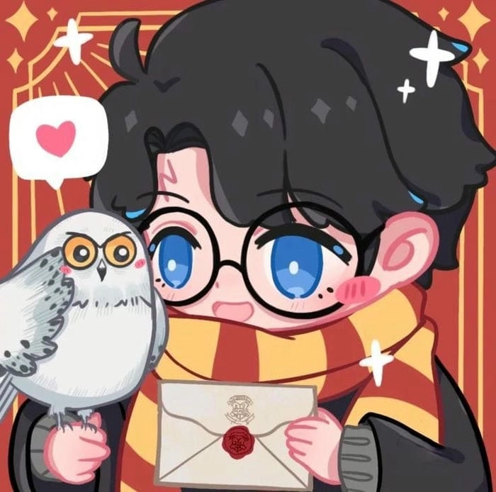 Harry chibi ai mà cưỡng lại ánh mắt ngơ ngác đó