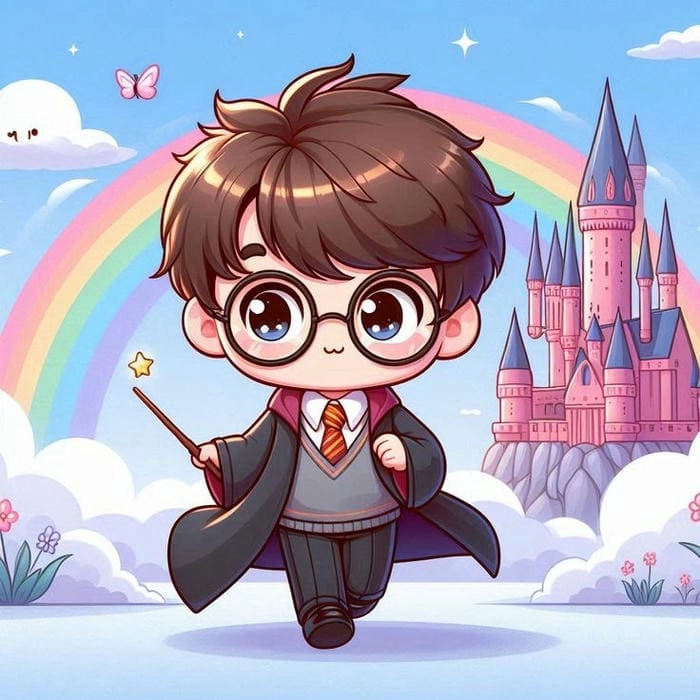 Harry Potter chibi lễ hội phép màu đậm chất yêu thương