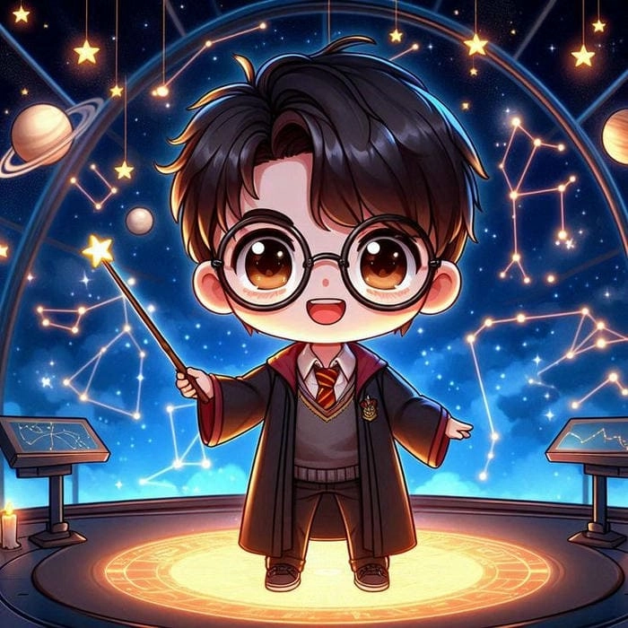 Harry Potter chibi stickers bộ sưu tập không thể thiếu của fan chân chính