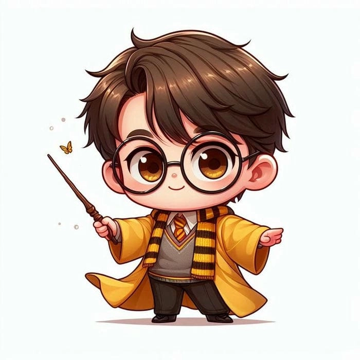 Harry Potter chibi SVG thỏa sức sáng tạo với chibi thần bí