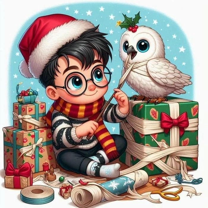 Hedwig Harry Potter chibi bạn thân nhỏ nhắn trung thành tuyệt đối