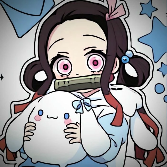 Hình Nezuko chibi đẹp mắt, dễ thương
