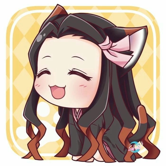 Nezuko chibi dễ vẽ cho mọi tín đồ anime