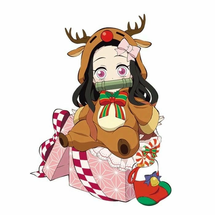 Cute vẽ Nezuko chibi đơn giản dễ thương và sống động