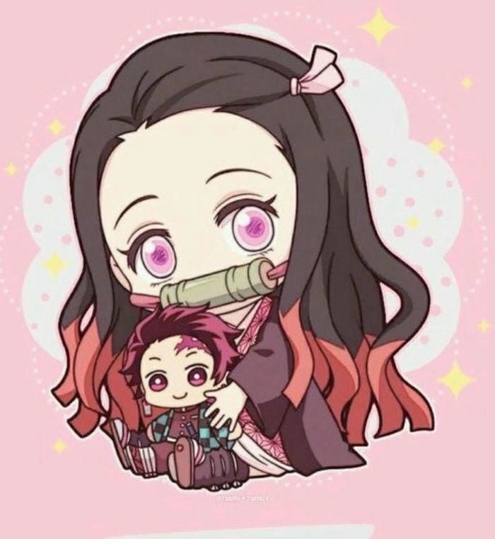 Mô hình Nezuko chibi đáng yêu, dễ thương