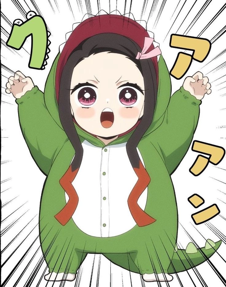 Easy Nezuko chibi dễ dàng vẽ theo hướng dẫn đơn giản