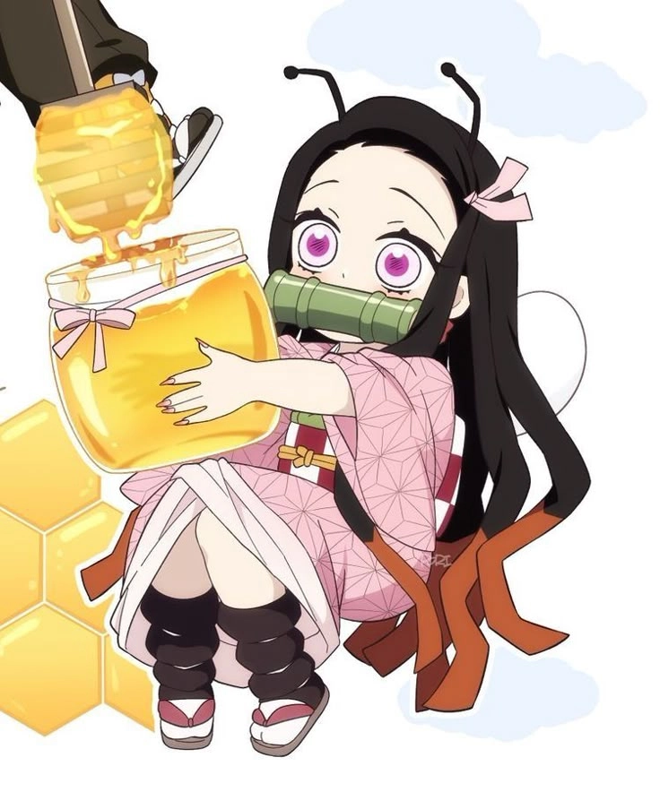 Nezuko chibi 3D với tạo hình cực đẹp mắt