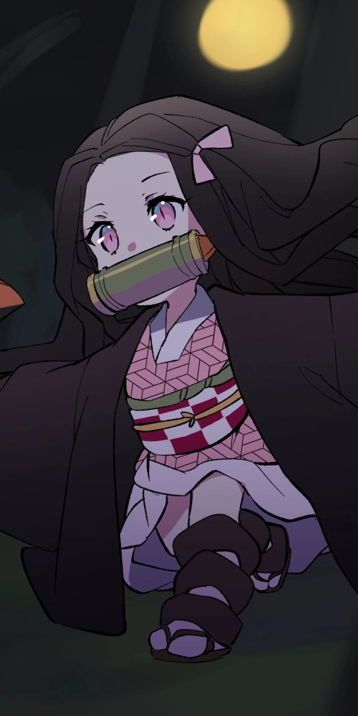 Ảnh Nezuko chibi dễ vẽ, ngọt ngào