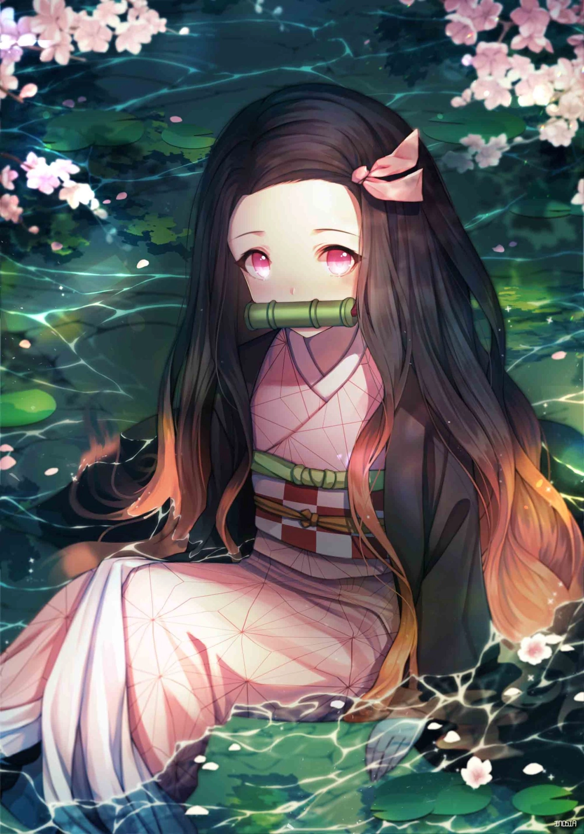 Nezuko chibi meme cực kỳ dễ thương và hài hước