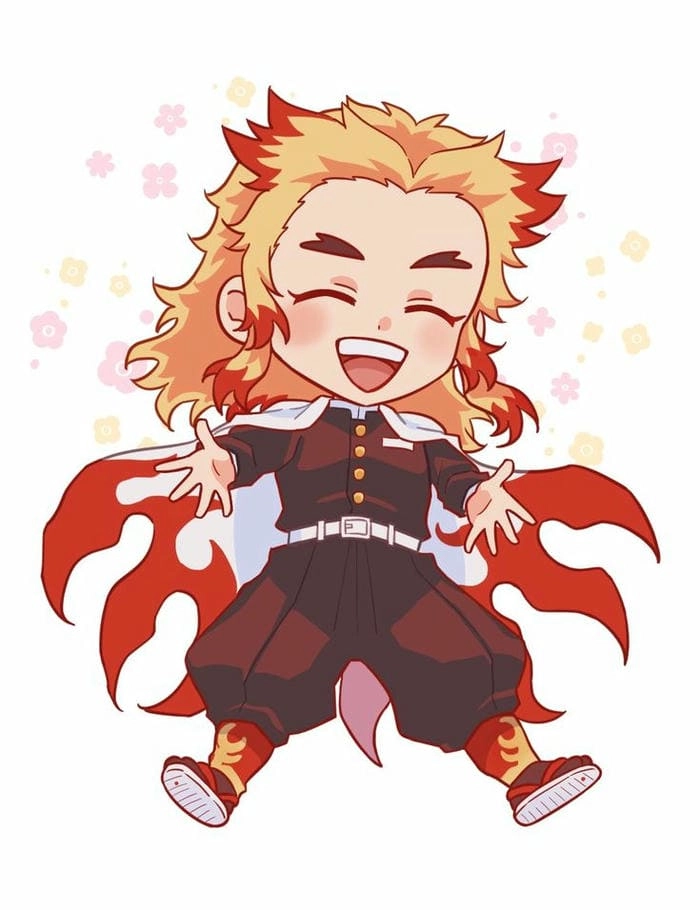 Hình rengoku cute hút hồn ngay ánh nhìn đầu