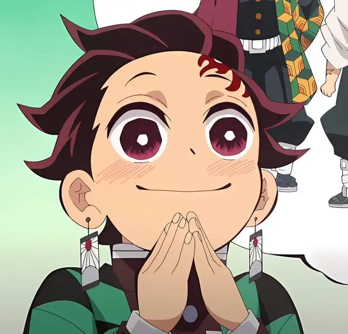 Avatar Tanjiro chibi ngộ nghĩnh và dễ thương